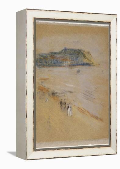 On the Beach, Hastings-James Abbott McNeill Whistler-Framed Premier Image Canvas