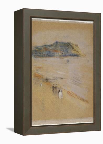 On the Beach, Hastings-James Abbott McNeill Whistler-Framed Premier Image Canvas