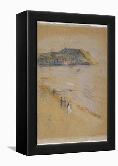 On the Beach, Hastings-James Abbott McNeill Whistler-Framed Premier Image Canvas