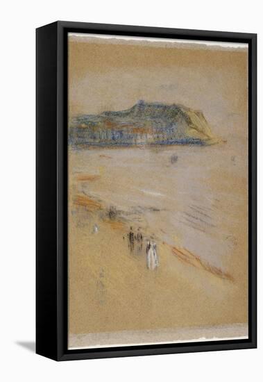 On the Beach, Hastings-James Abbott McNeill Whistler-Framed Premier Image Canvas
