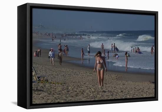 On The Beach, New Jersey Shore, 2014-Anthony Butera-Framed Premier Image Canvas