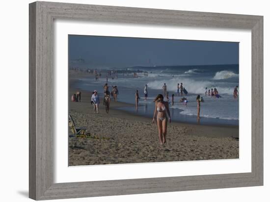 On The Beach, New Jersey Shore, 2014-Anthony Butera-Framed Giclee Print