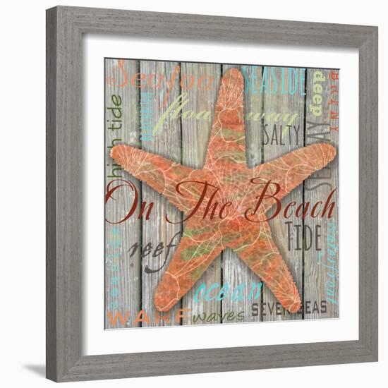 On the Beach-Bee Sturgis-Framed Art Print