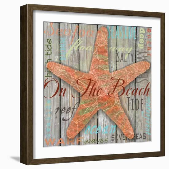 On the Beach-Bee Sturgis-Framed Art Print