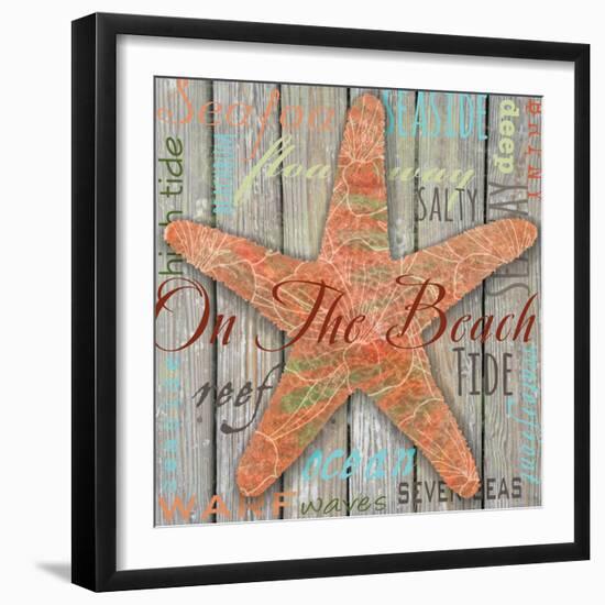 On the Beach-Bee Sturgis-Framed Art Print