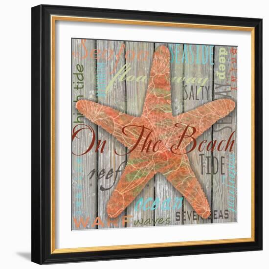 On the Beach-Bee Sturgis-Framed Art Print