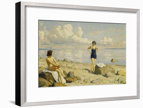 On the Beach-Paul Fischer-Framed Giclee Print