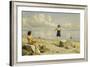On the Beach-Paul Fischer-Framed Giclee Print