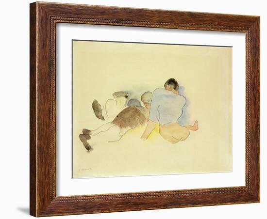 On the Beach-Demuth Charles-Framed Giclee Print