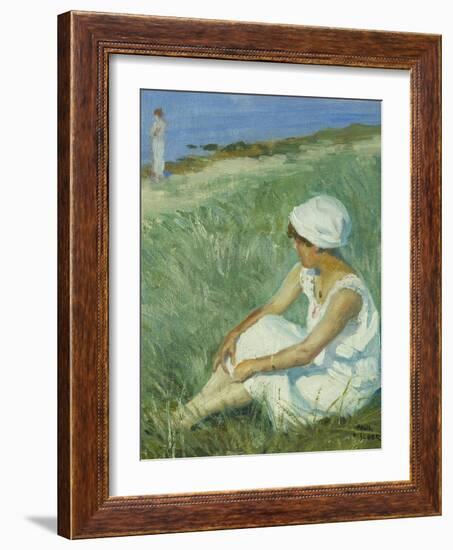 On the Beach-Paul Fischer-Framed Giclee Print