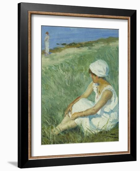 On the Beach-Paul Fischer-Framed Giclee Print