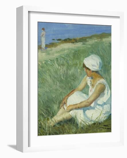 On the Beach-Paul Fischer-Framed Giclee Print