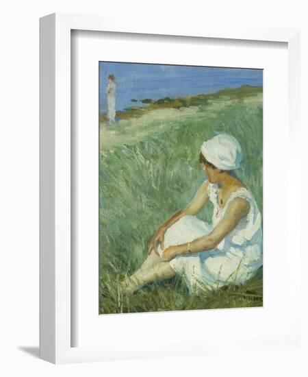 On the Beach-Paul Fischer-Framed Giclee Print