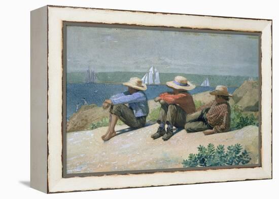 On the Beach-Winslow Homer-Framed Premier Image Canvas