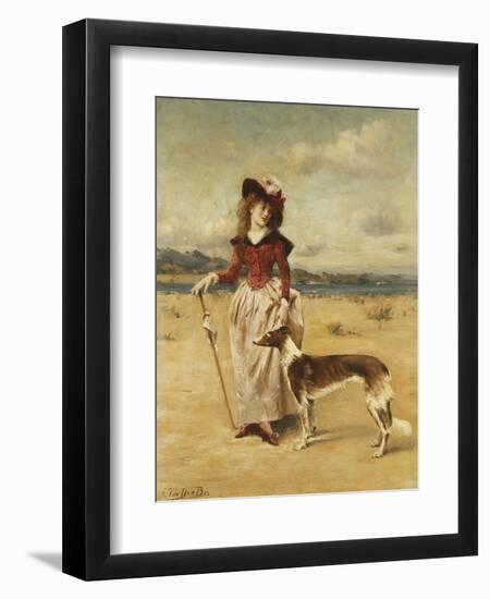 On the Beach-Bos George-Framed Giclee Print