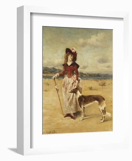 On the Beach-Bos George-Framed Giclee Print