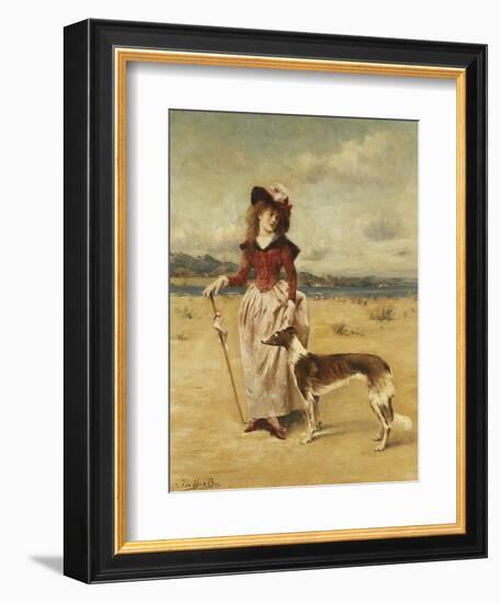 On the Beach-Bos George-Framed Giclee Print