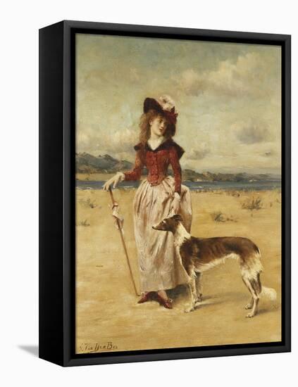 On the Beach-Bos George-Framed Premier Image Canvas