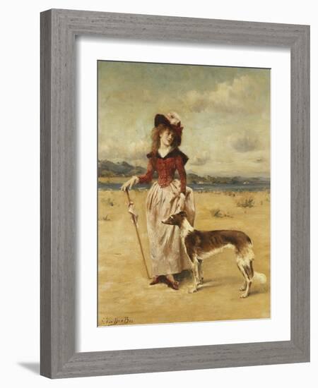 On the Beach-Bos George-Framed Giclee Print