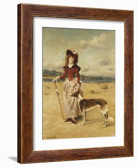 On the Beach-Bos George-Framed Giclee Print