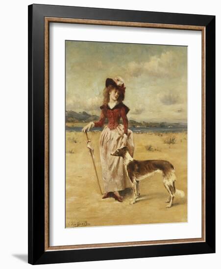 On the Beach-Bos George-Framed Giclee Print