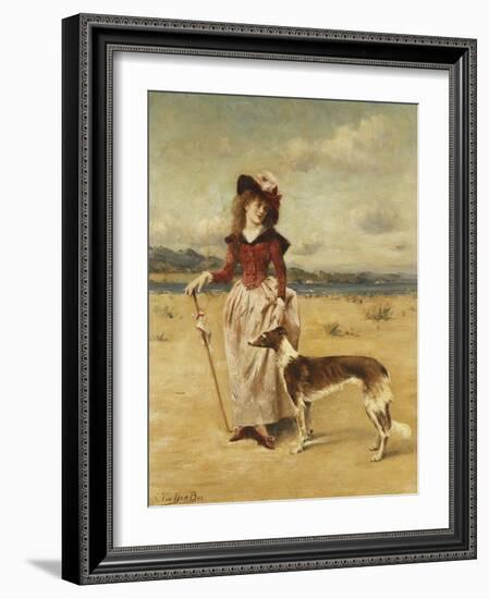 On the Beach-Bos George-Framed Giclee Print