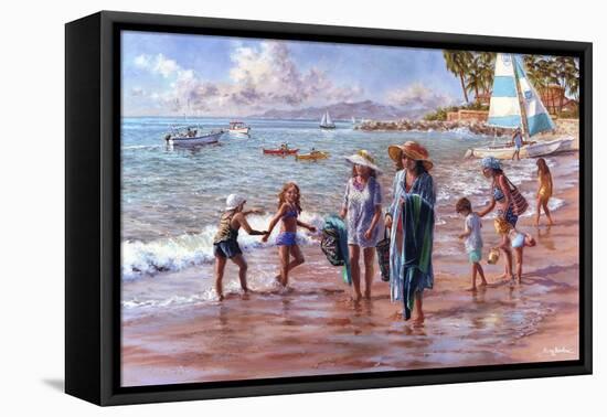 On the Beach-Nicky Boehme-Framed Premier Image Canvas