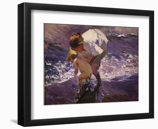 On the Beach-Joaquín Sorolla y Bastida-Framed Giclee Print