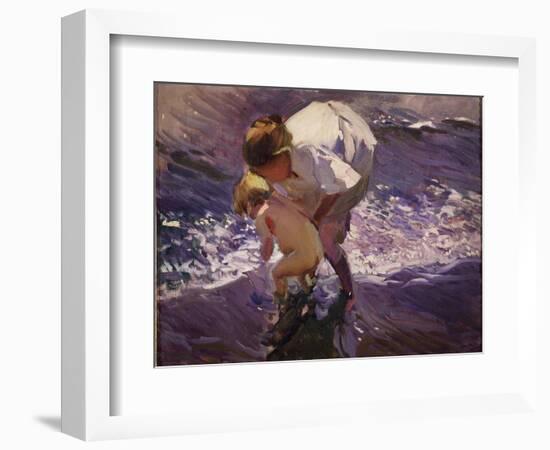 On the Beach-Joaquín Sorolla y Bastida-Framed Giclee Print