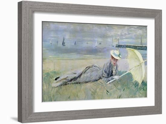 On the Beach-Paul Cesar Helleu-Framed Giclee Print