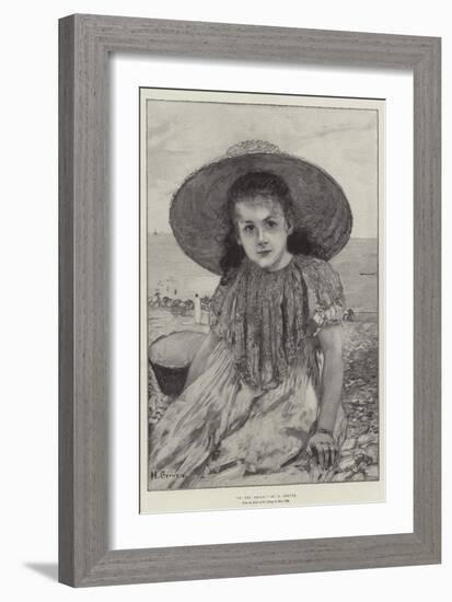 On the Beach-Henri Gervex-Framed Giclee Print