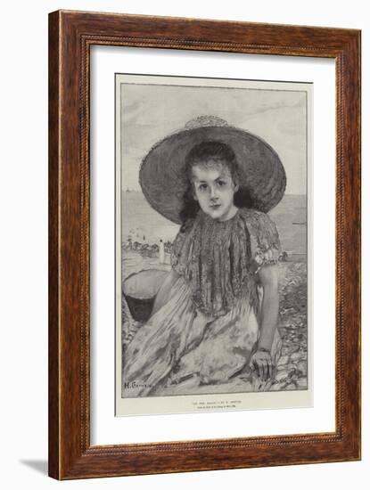 On the Beach-Henri Gervex-Framed Giclee Print