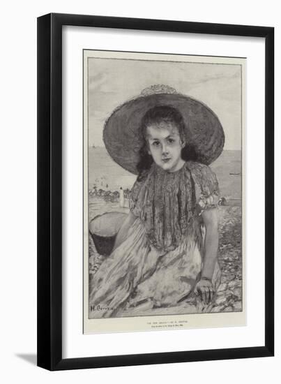 On the Beach-Henri Gervex-Framed Giclee Print