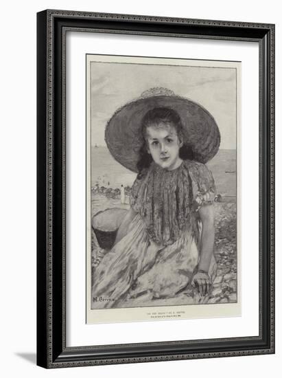 On the Beach-Henri Gervex-Framed Giclee Print