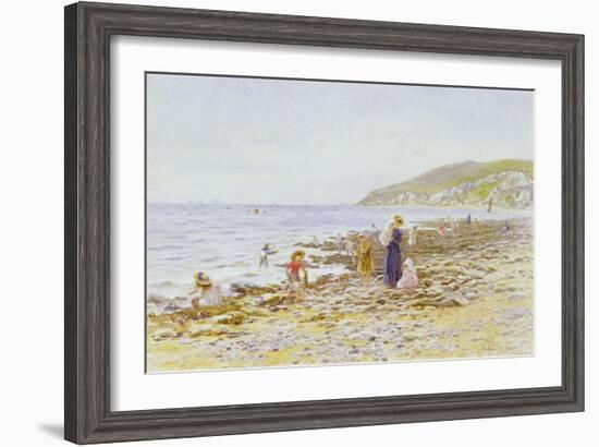 On the Beach-Helen Allingham-Framed Giclee Print