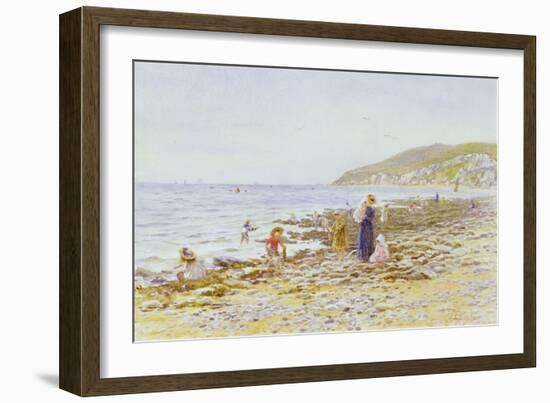 On the Beach-Helen Allingham-Framed Giclee Print