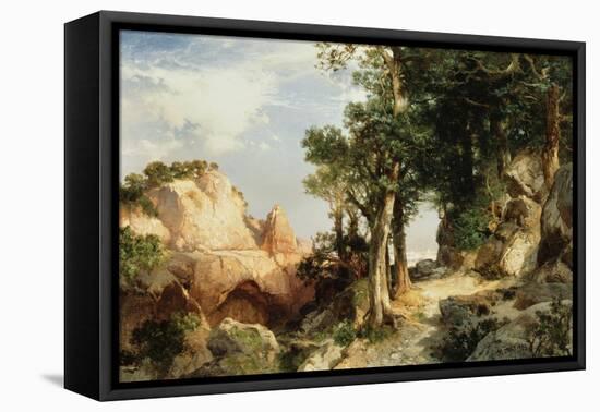 On the Berry Trail - Grand Canyon of Arizona, 1903-Thomas Moran-Framed Premier Image Canvas