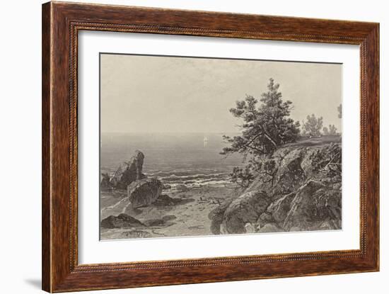 On the Beverly Coast, Massachusetts, 1874-John Frederick Kensett-Framed Giclee Print