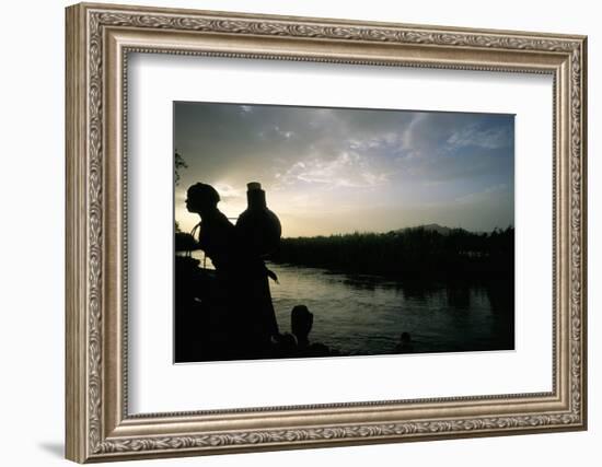 On the Blue Nile River, Near Lake Tana, Gondar Region, Ethiopia, Africa-Bruno Barbier-Framed Photographic Print