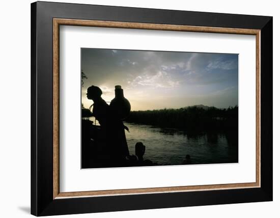 On the Blue Nile River, Near Lake Tana, Gondar Region, Ethiopia, Africa-Bruno Barbier-Framed Photographic Print