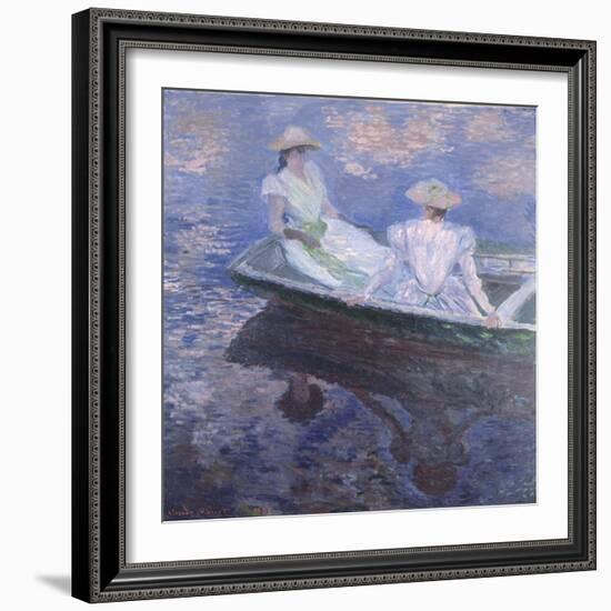 On the Boat, 1887-Claude Monet-Framed Giclee Print