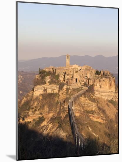 On the Border Between the Region of Lazio and Umbria is Civita Di Bagnoreggio, Italy, Europe-Oliviero Olivieri-Mounted Photographic Print