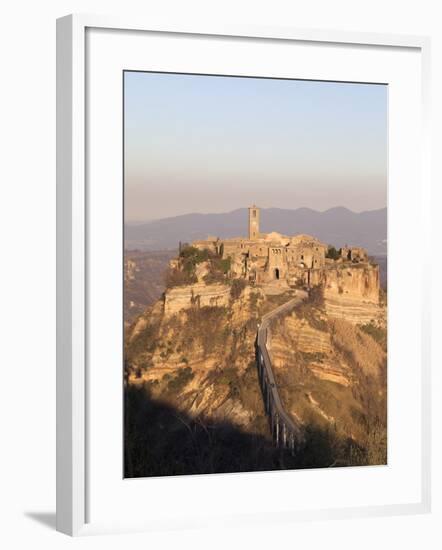 On the Border Between the Region of Lazio and Umbria is Civita Di Bagnoreggio, Italy, Europe-Oliviero Olivieri-Framed Photographic Print