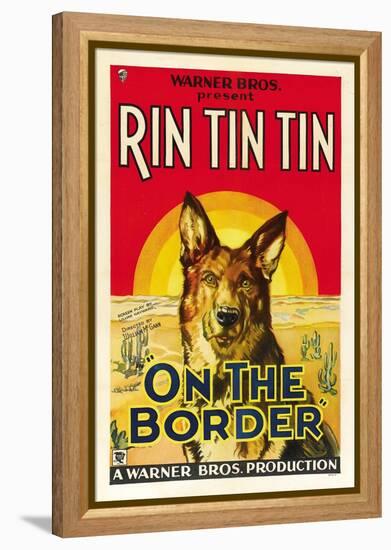 On the Border, Rin Tin Tin, 1930-null-Framed Stretched Canvas