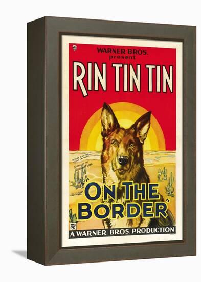 On the Border, Rin Tin Tin, 1930-null-Framed Stretched Canvas