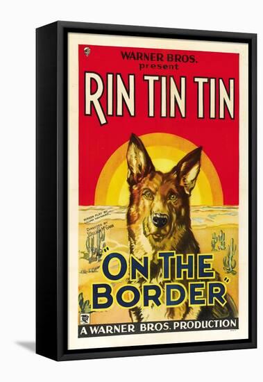 On the Border, Rin Tin Tin, 1930-null-Framed Stretched Canvas