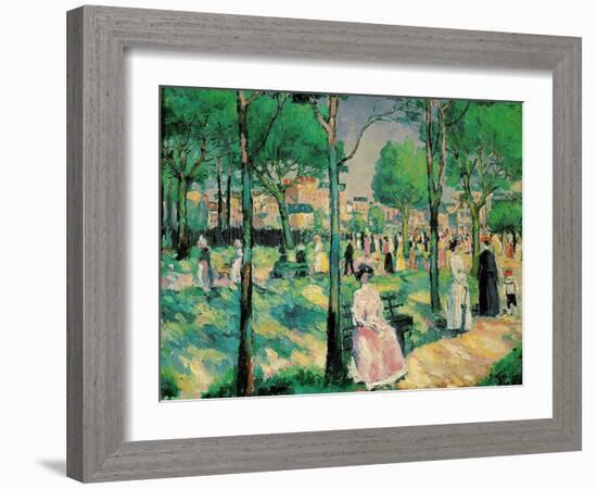 On the Boulevard, 1903-Kazimir Malevich-Framed Giclee Print