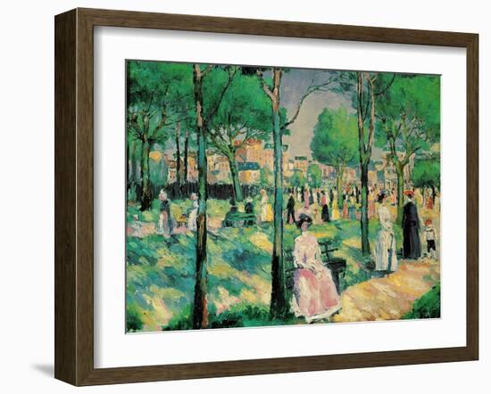 On the Boulevard, 1903-Kazimir Malevich-Framed Giclee Print