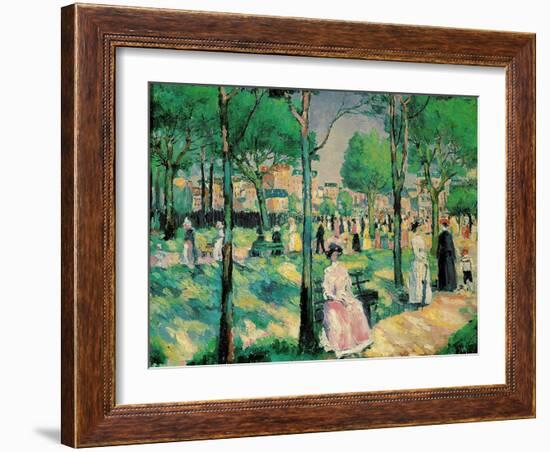 On the Boulevard, 1903-Kazimir Malevich-Framed Giclee Print