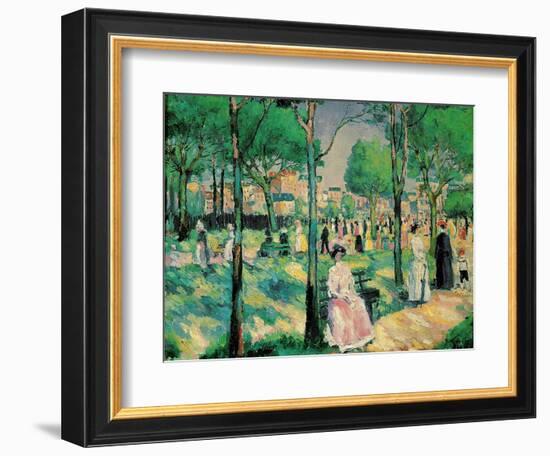 On the Boulevard, 1903-Kazimir Malevich-Framed Giclee Print